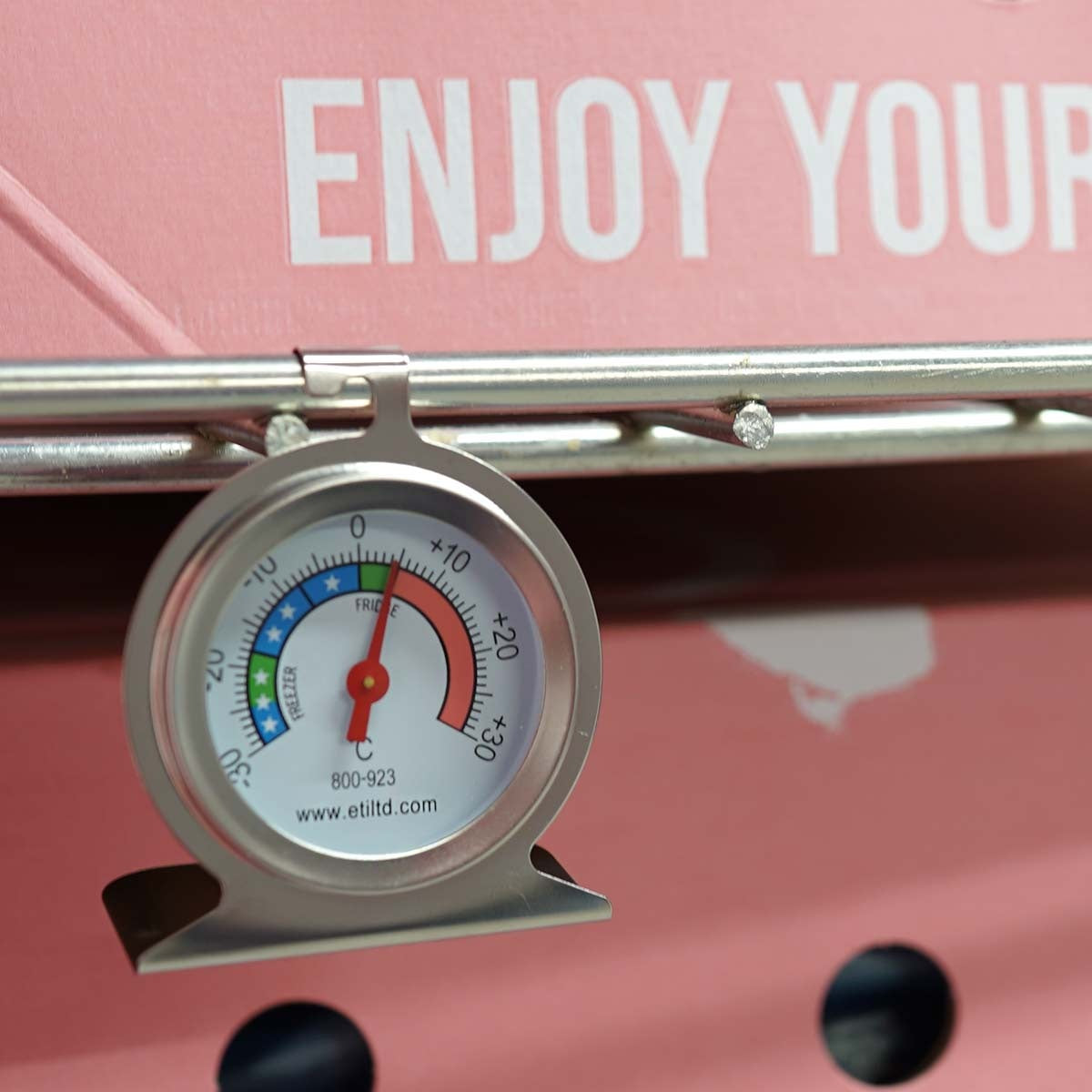 Stainless Steel Fridge Freezer Thermometer