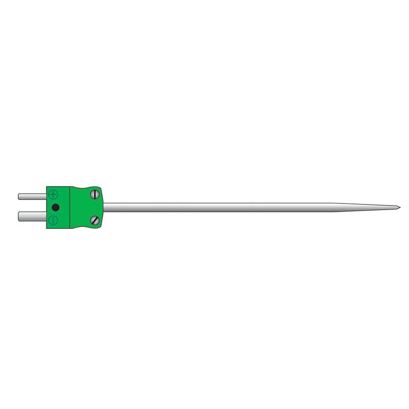 Plug-Mounted Stainless Steel Penetration Probe (133-161) - Type K