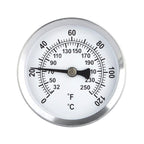 Stainless Steel Pipework Thermometer  - 60mm dial