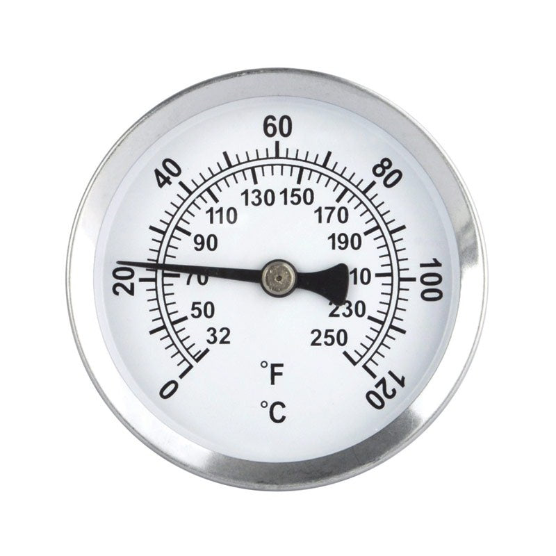 Stainless Steel Pipework Thermometer  - 60mm dial
