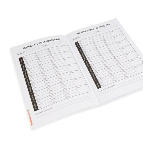 Temperature Log Book - A5