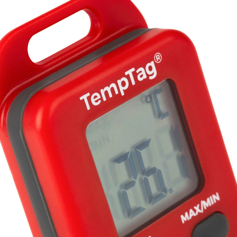 TempTag® Micro Max/Min Thermometer - Red