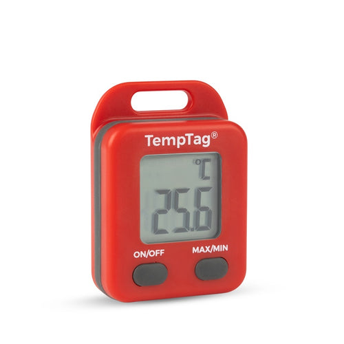 TempTag® Micro Max/Min Thermometer - Red