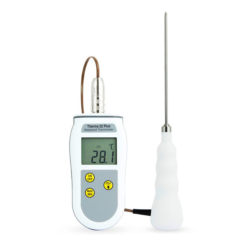 Therma 22 Plus - Waterproof Thermocouple & Thermistor Thermometer