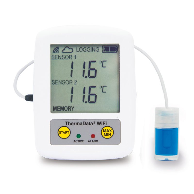 ThermaData® WiFi Pharm Data Logger - TD1F PHM – 1 Probe