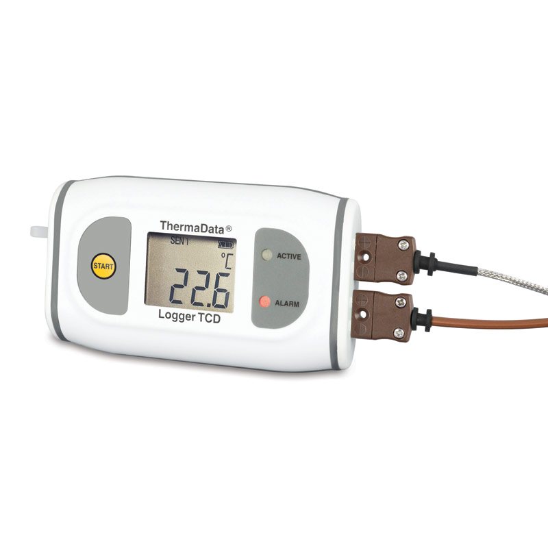 ThermaData® Thermocouple Loggers for High Temperature Applications - Type T