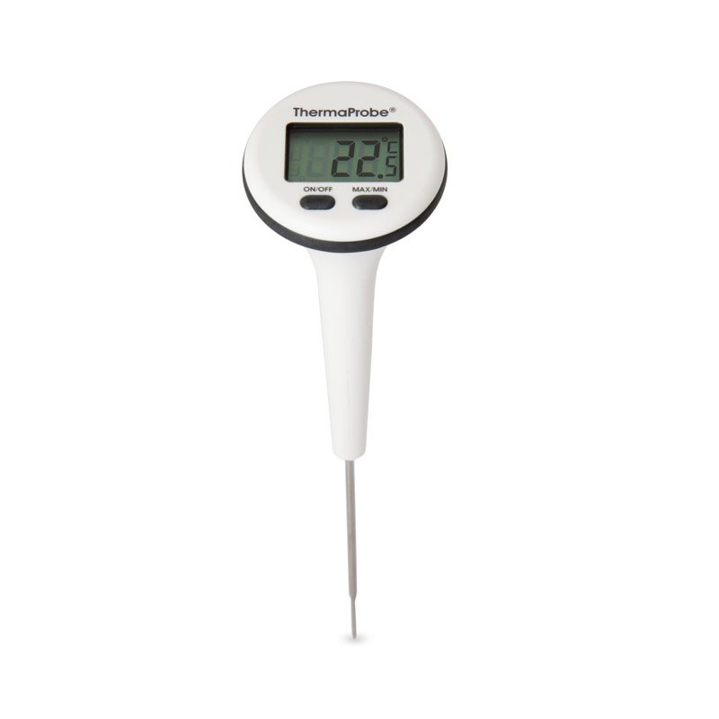 ThermaProbe Waterproof Thermometer with Rotating Display