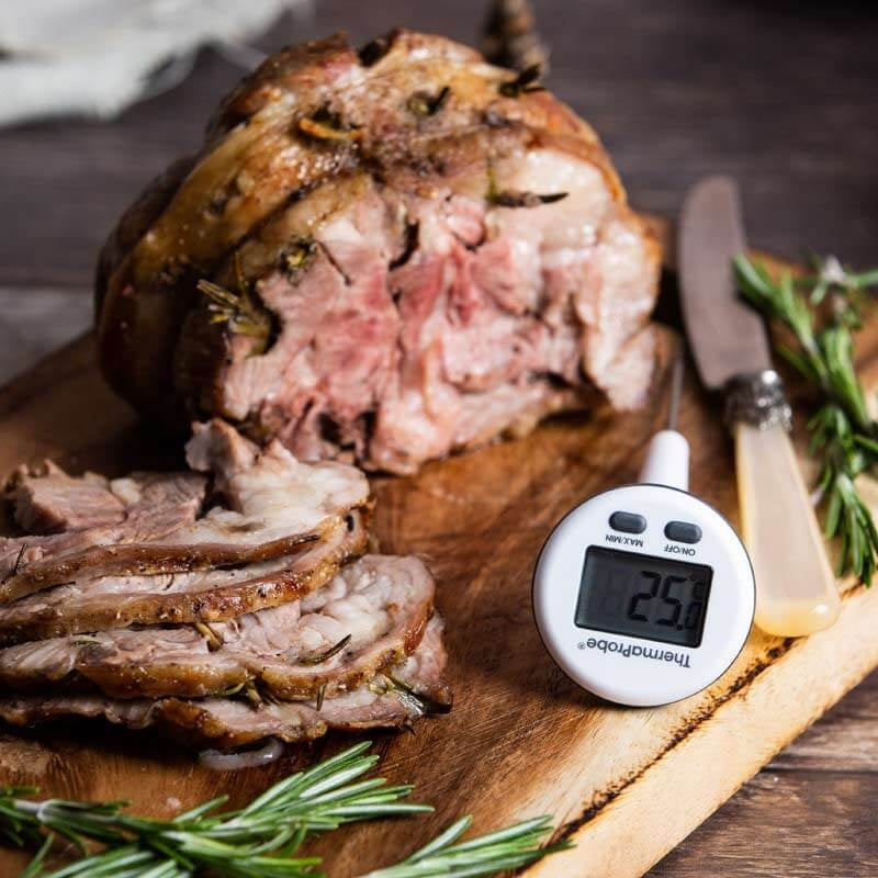 ThermaProbe Waterproof Thermometer with Rotating Display