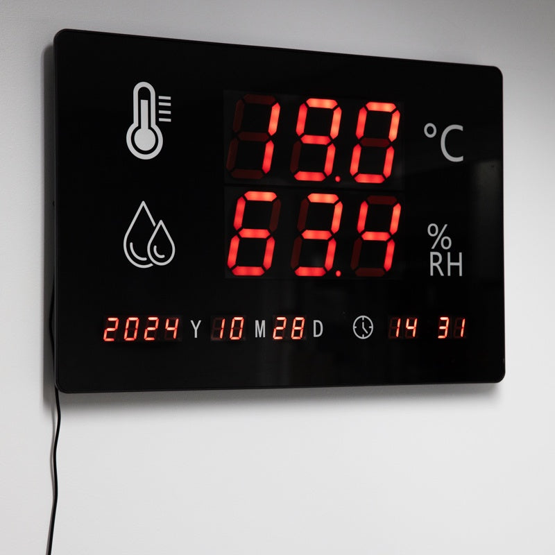 Wall Mounted Thermometer & Hygrometer - WM60 - 32 x 400 x 600 mm