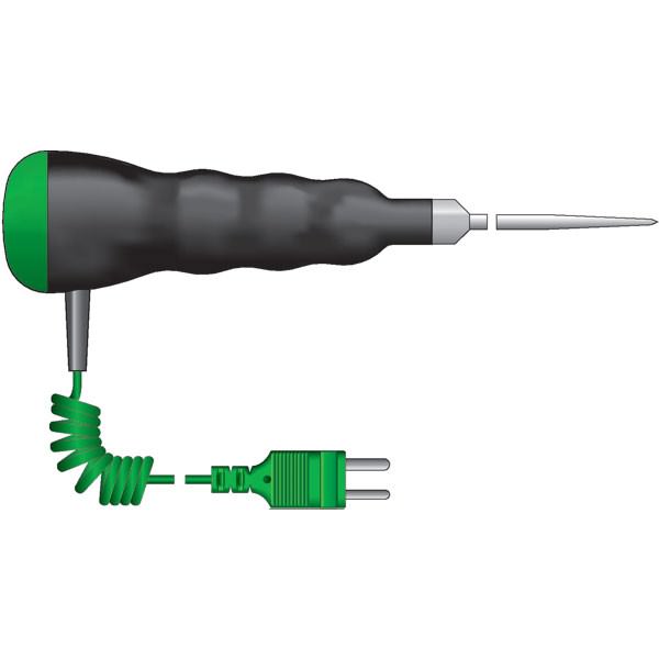 Waterproof Thermocouple Penetration Probe - Green