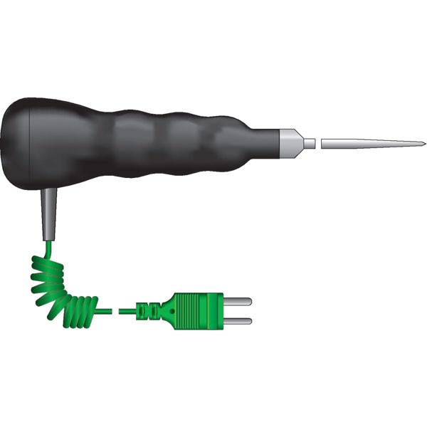 Waterproof Thermocouple Penetration Probe - Black