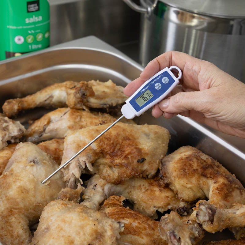 Waterproof Thermometer with Max/Min and °C/°F Functions